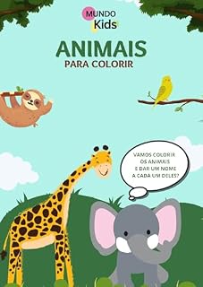 Livro ANIMAIS: Mundo animal para colorir