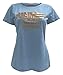 Harley-Davidson Women's Vintage Foil H-D Script Short Sleeve Tee, Light Blue