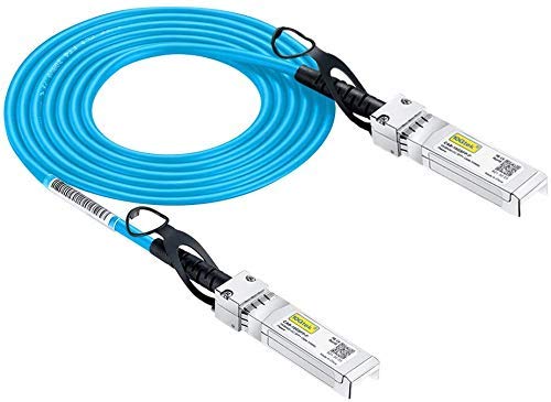 [Blue Colour] 10G SFP+ DAC Cable 1-Meter(3.3ft), Twinax SFP+ Cable Compatible for Cisco SFP-H10GB-CU1M, Ubiquiti UniFi, D-Link, TP-Link, Netgear, D-Link, Zyxel, Mikrotik and More