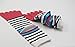 Toe Socks Men Five Toes Wicking 5 Finger Cotton Athletic Striped Low Cut 6 Pack