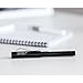 Schneider Base Uni Fountain Pen, Medium Tip, Blue Ink, Black Barrel, 1 Each (160201)