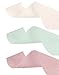 LaRibbons Chiffon Silk-Like Ribbon - 2''X 6 Yard Each Roll - 3 Rolls (Pink + Ivory + Sea Foam Green)， Ribbons for Wedding Decor, Bouquets, Gift Wrapping