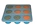 Homemade Baby Food Storage Solution, Silicone Freezer Tray with Lid. Makes 9 X 2 Oz Cubes. BPA Free, Non Toxic..