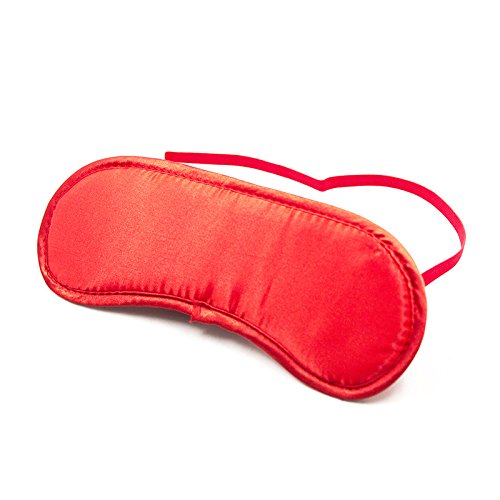 IYOWEL Handcuff Faux Leather Fuzzy Wrist Cuffs for Party (Red Handcuffs+red mask)