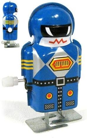 little blue robot toy