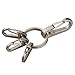 TI-EDC Titanium TR71 Everyday Keychain System, Key Organizer - 4 Strong Quick Release Carabiner Clips
