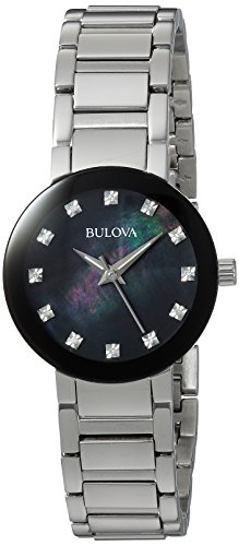 Bulova Women's Quartz Stainless Steel Casual Watch, Color:Silver-Toned (Model: 96P172)