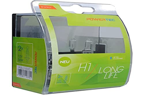 M-Tech ptzll1 de Duo H1 Ampoule halogène 55 W Long Life, Nombre 2
