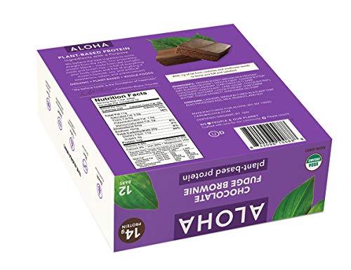 "ALOHA Chocolate Fudge Brownie Protein Bar" - Image 3