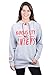 ICER Brands NFL Women's Fleece Hoodie Pullover Sweatshirt Tie Neck, Gray