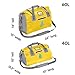 Skog Å Kust Duffelsak Heavy Duty Waterproof Duffel - Gear Bag for Sports, Travel, & More - 60L Yellow