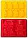 Bargain Paradise Silicone Molds Building Blocks and Robots, Set of 8