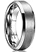 King Will 6mm Tungsten Men's Wedding Band Ring in Comfort Fit Matte Finish Life Time Warranty