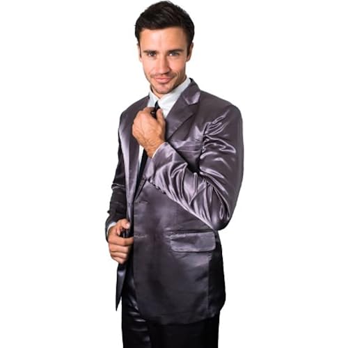 Premium Grey Suitjamas S Clothing, Shoes & Jewelry, Novelty & More, Clothing, Novelty, Men, Sleep & Lounge, Sets