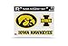 Rico Industries NCAA Iowa Hawkeyes Die Cut Team Magnet Set Sheet , 8.5 x 11-inches