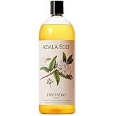 Koala Eco Dish Soap, Australian Lemon Myrtle &amp; Mandarin Essential Oil, 34oz | Vegan friendly dishwashing liquid made with botanical ingredients &mdash; free of synthetic fragrance.
