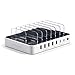 Satechi 7-Port USB Charging Station Dock with 2 Type-C Ports - Cables Sold Separately - Compatible with iPhone 12 Pro Max/12 Mini/12, 11 Pro Max/11 Pro/11, 2020/2018 iPad Pro (White)