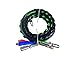 ROAD KING 3 IN 1 WRAP - 7 WAY TRUCK AND TRAILER ELECTRIC CORD CABLE ABS & AIR LINE HOSE ASSEMBLY, 15' WORKING LENGTH