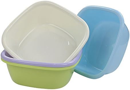 Anbers 8 Quart Wash Basins for Camping Outdoor, 4-Pack, F