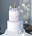DOYOLLA Unicorn Party Cake Topper Unicorn Horn Ears Eyelash Chocolate Candy Molds Pack of 5