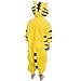 Silver Lilly Kids Tiger Animal Costume - Childrens Plush One Piece Pajamas (T)