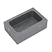 High Purity Refining Graphite Casting Melting Ingot Mold Graphite Crucibles for Gold Silver Aluminum Metals (125x80x40 (5.7oz))
