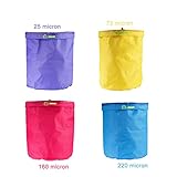 iPower 1-Gallon 4-Bag Herbal Ice Bubble Hash Bag Essence Extractor Kit Free Carrying Bag & Pressing Screen