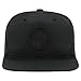 adidas Originals Men's Trefoil Chain Flatbrim Snapback Cap, Black-Black, One Size