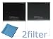 Lee Filters 100mm Hard Edge Filter Twin Pack - Includes Lee 100mm Graduated ND 0.6 and 0.9 Hard Edge Filters and 6x7 Wyndham Digital Microfiber Cloth