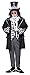 California Costumes Men's Plus-Size Dark Mad Hatter from Alice in Wonderland in Plus, Multi, Plus Size
