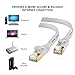 SPPRANDOM Aeiniwer Cat 7 Ethernet Cable 15 ft- Internet Cable High Speed - Cat7 Ethernet Cord RJ45 Connectors -Network Cable Patch Cord Gold Plated Snagless(15 ft/5m)