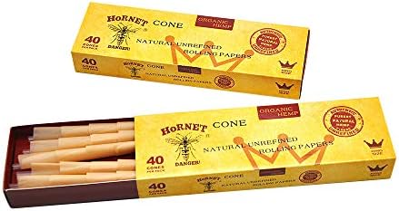 Hornet Rolling Paper Pre-Rolled Cones (2401-40)