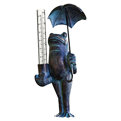 C-Pioneer 5" Capacity Rain Gauge Glass Replacement Tube for Yard Garden Outdoor Home