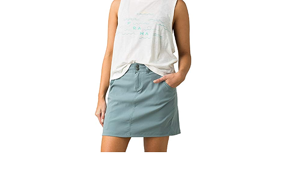 prAna - Women's Halle Skort, Smoky Blue 