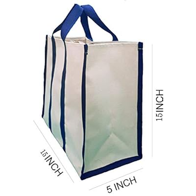 Dussle Dorf Bags Eco Cotton Canvas Shopping Bags for Carry Milk Grocery Fruits Vegetable