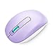 Wireless Mouse, Vogek 2.4GHz Wireless Mouse Small Optical Wireless Mouse with 1601 DPI Nano USB Receiver for Laptop - Purple