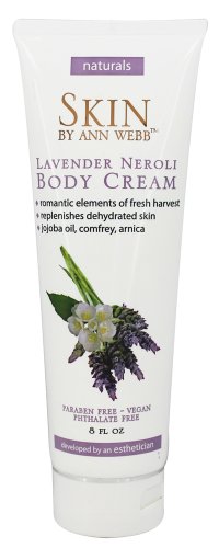 Lavender Neroli Body Cream Skin by Ann Webb 8 oz Cream