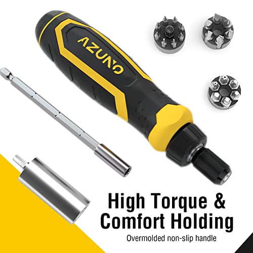 AZUNO 24 IN 1 Ratchet Screwdriver Set with Universal Socket, 20 CRV