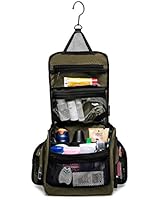 Neatpack Medium Size Hanging Nylon Toiletry Bag & Organizer with Detachable TSA Compliant Zipper Pocket and Swivel Style Hook | For Men & Women