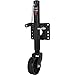 Ironton Bolt-On Side-Wind Marine Swivel Jack - 1000-Lb. Capacity, Black Finish