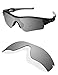 Littlebird4 Replacement Sunglasses Lenses Compatible with Oakley Radar Path, Polarized with UV Protection(Titanium)