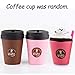 WATINC Jumbo 2pcs Squishies Coffee Cup&Rainbow Cake Slow Rising Squishies Sweet Scented Kid Toy Hand ,Stress Relief Toy Lovely?Toy Large(Cup&Pink ice Cream)