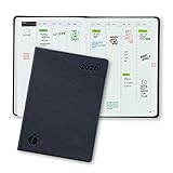 Hourly Planner 2020 - 24 Hour Planner - Weekly and Monthly Appointment Book 2020 - Hardcover, Japanese Design - Minimalist Annual Planner with Time Slots - 6 x 8.5