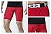 TSLA Men's Compression Shorts Baselayer Cool Dry Sports Tights, Zero(s17) - Red, X-Large.