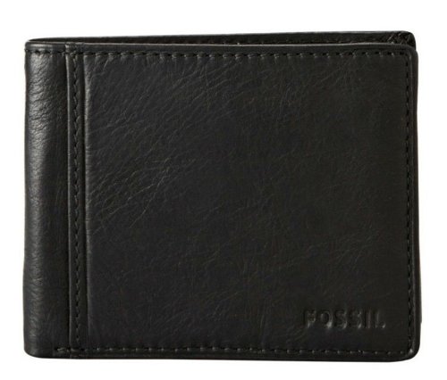 Fossil ingram traveler men s wallet black ml3254001