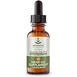 Ultra High Strength Hemp Oil for Pain and Anxiety Relief - 1800mg Chocolate Mint Flavor 1 Ounce (30ml) - 60 Servings - Restorative Botanicals - Also Supports Healthy Sleep Patterns, Mental Clarity