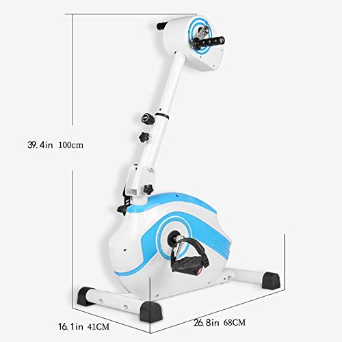 SDVantage Electric Upper Lower Limb Rehabilitation Pedal Exerciser with Anti-Spasm LCD Active Passive Dual-Mode