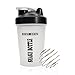 Mix Whip Blend & Shake Clear Classic Colored Screw Top Shaker Bottle Wire Whisk Sport Mixer Smoothie Protein Weight Loss Shakes & Powders Water Bottle