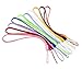 Colorful USB Lanyard/USB Wrist Lanyard/USB Nylon Lanyard/USB Key Lanyard Strap Lightweight Portable Hand Wrist Strap Badge Holder Lanyards for USB Flash Drives(7-inch, 10 Pack Color Assorted)
