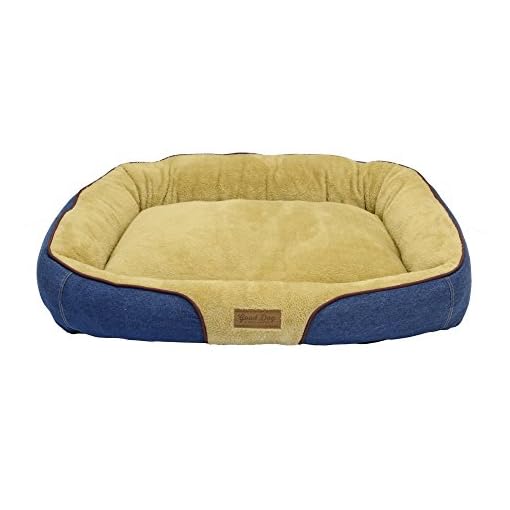large bolster dog bed